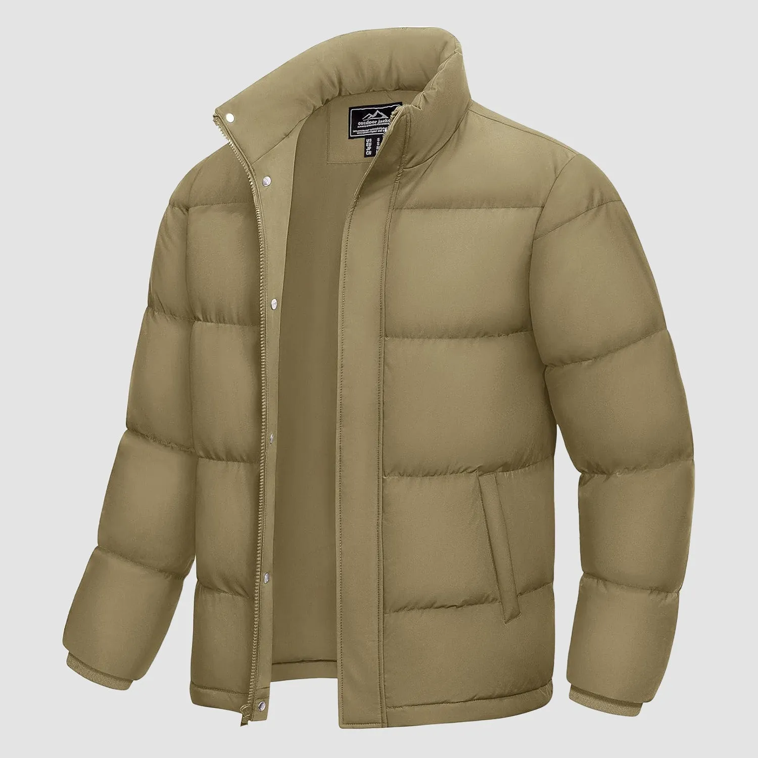 Acewonders™ Water-Resistant Winter Puffer Jacket