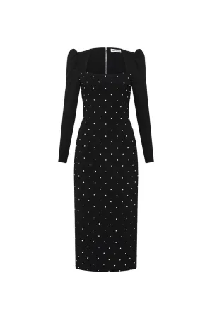 After Hours Long Sleeve Midi Dress