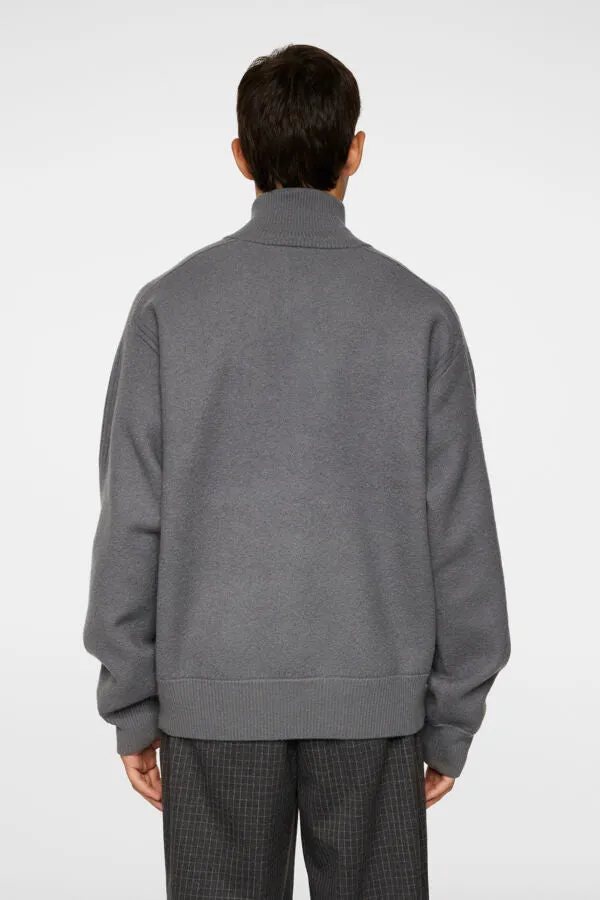 Bon Boiled Wool Quarter Zip