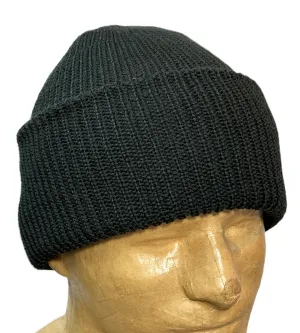 Canadian Military Black Wool Watch Cap Unissued