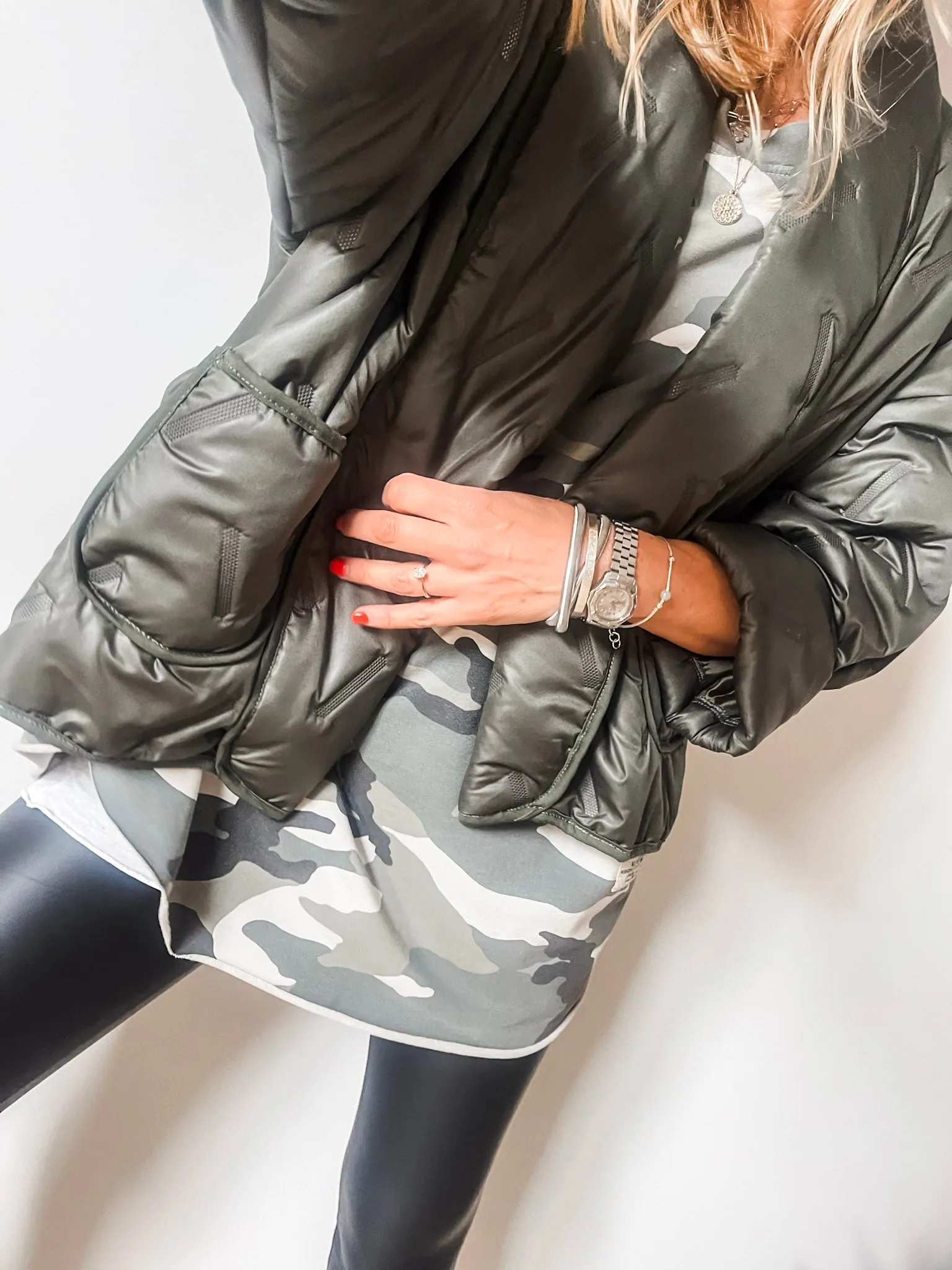 Chevron Quilted Jacket