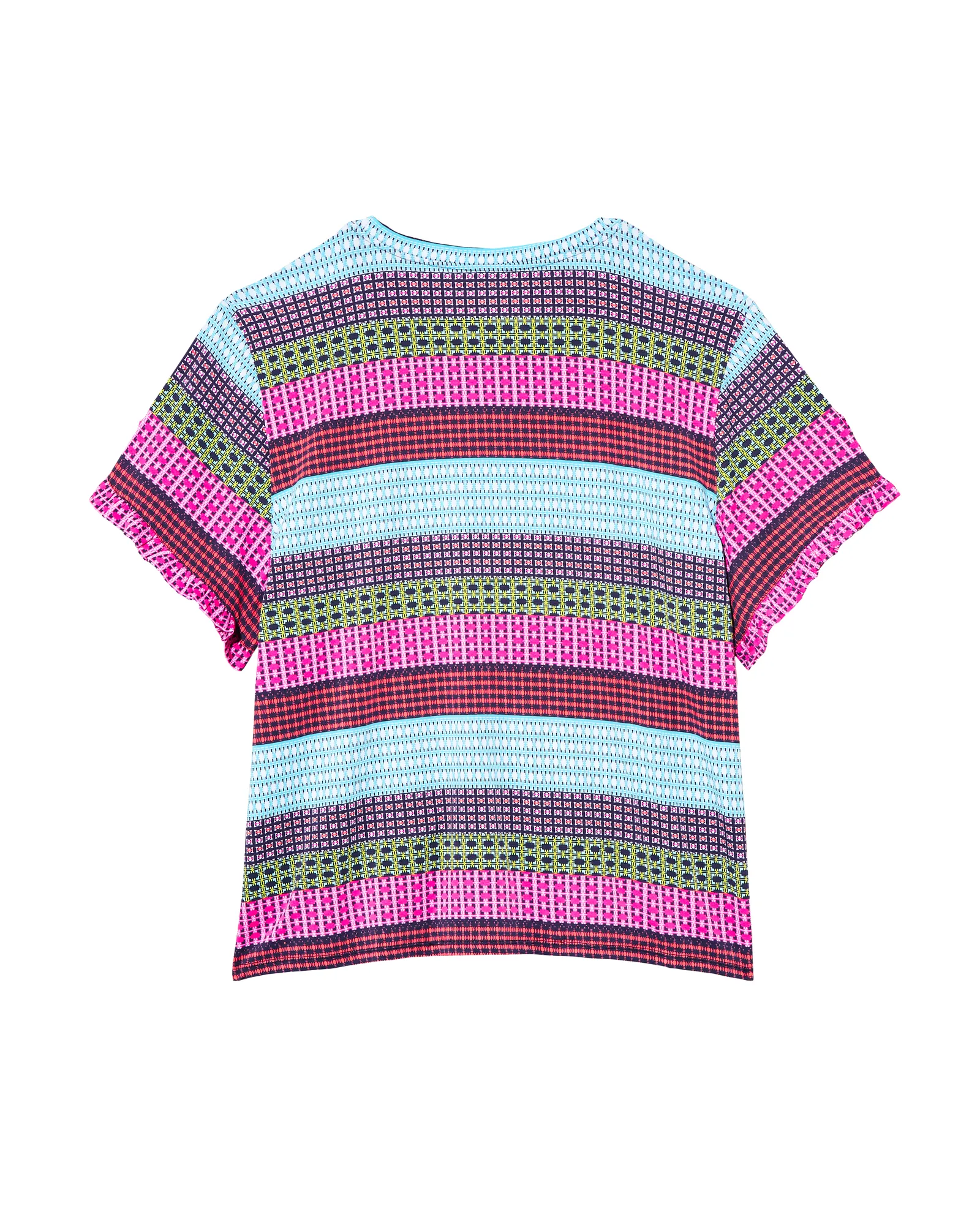 Claudia Embellished Tee | Light Blue / Pink