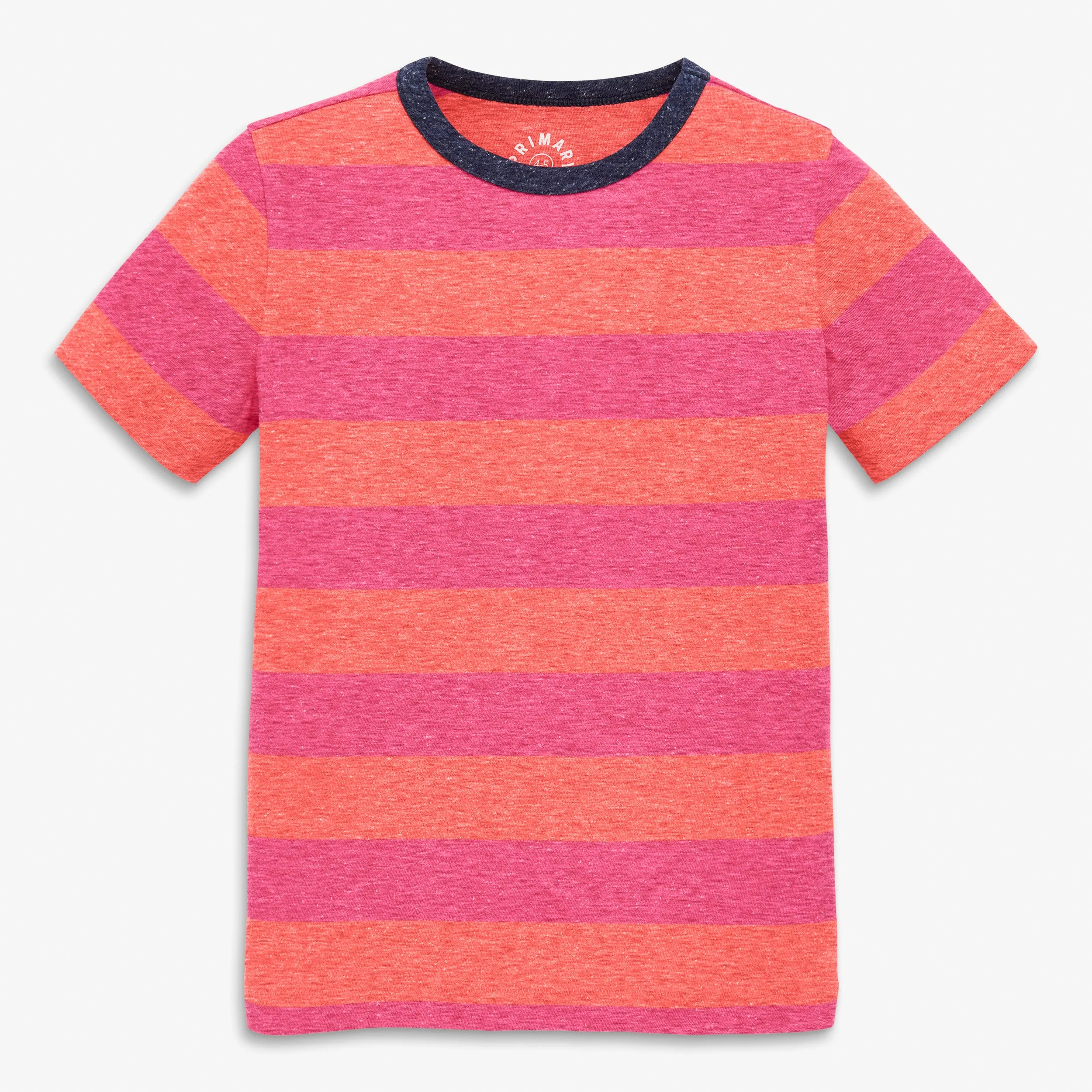 Clearance heathered rugby stripe tee