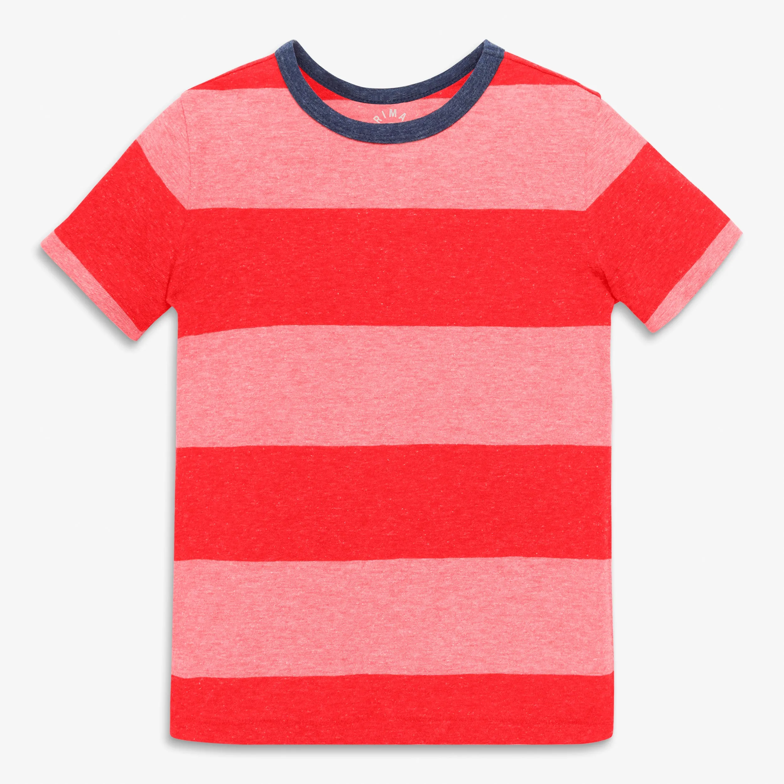 Clearance heathered rugby stripe tee