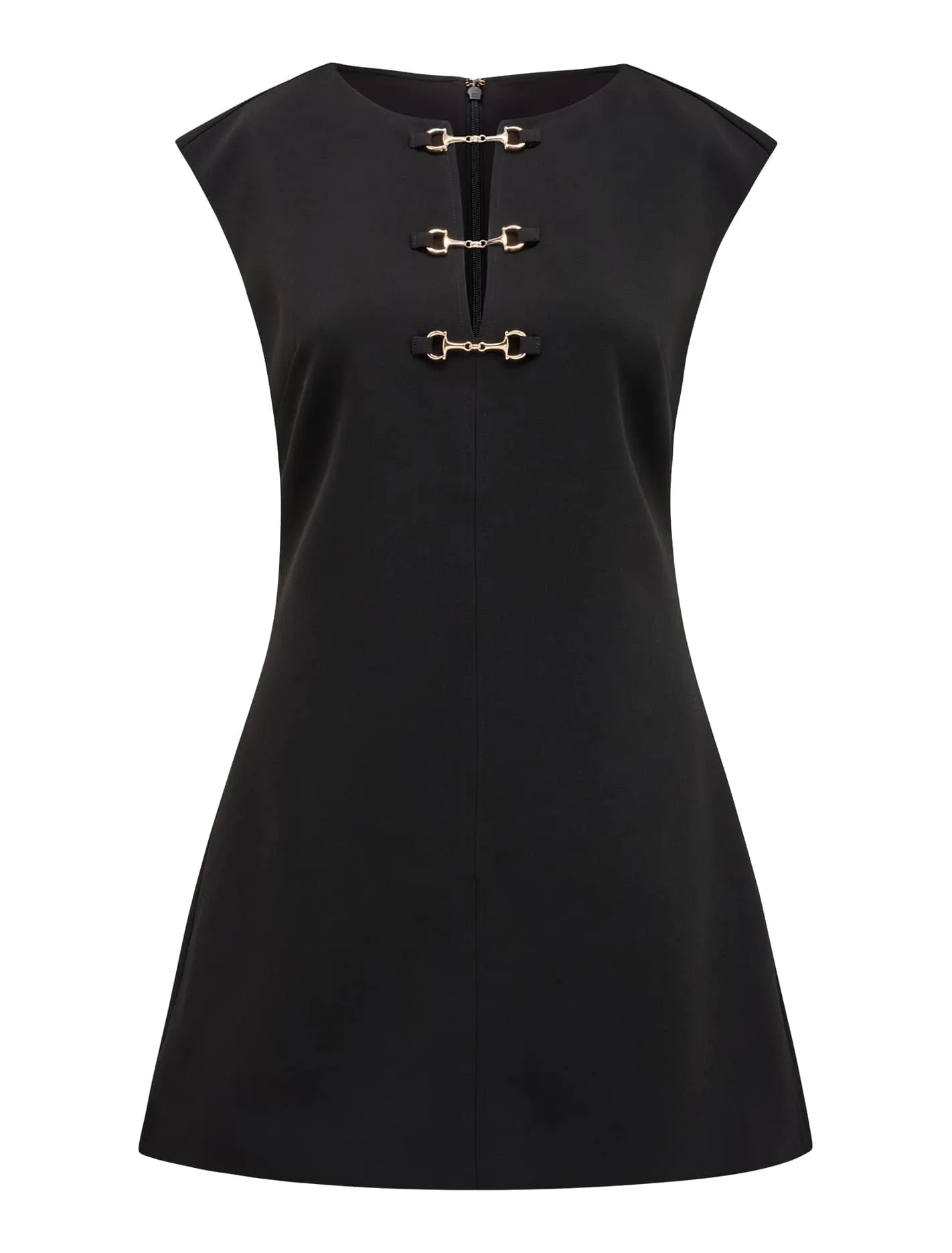 Clover Petite Snaffle Detail Mini Dress