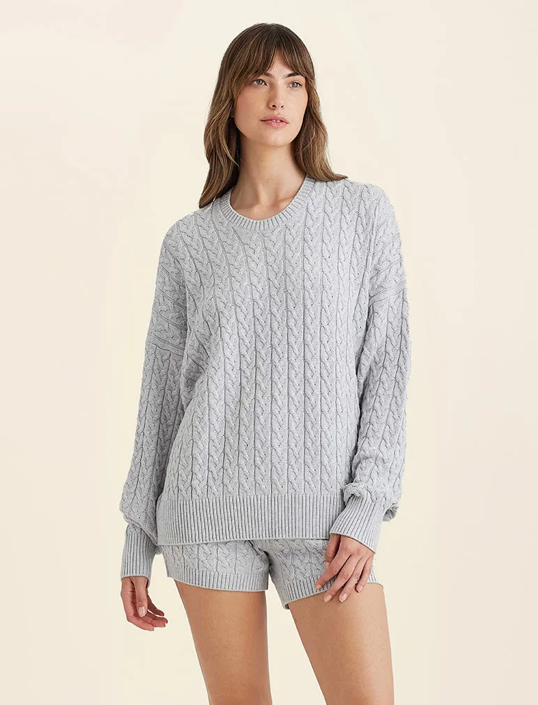 Cozy Cable Cotton Cashmere Jumper