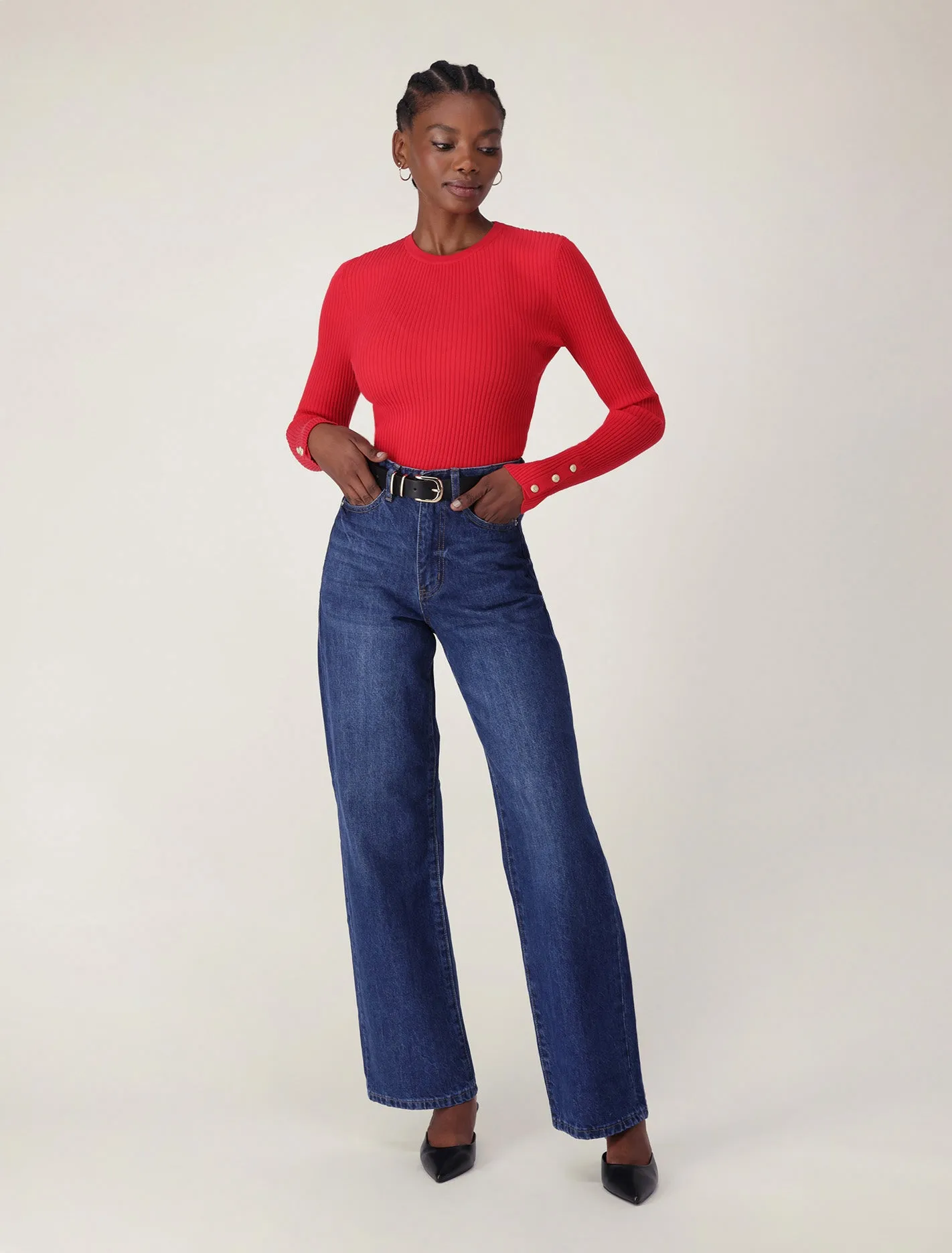 Della Rib Knit Jumper