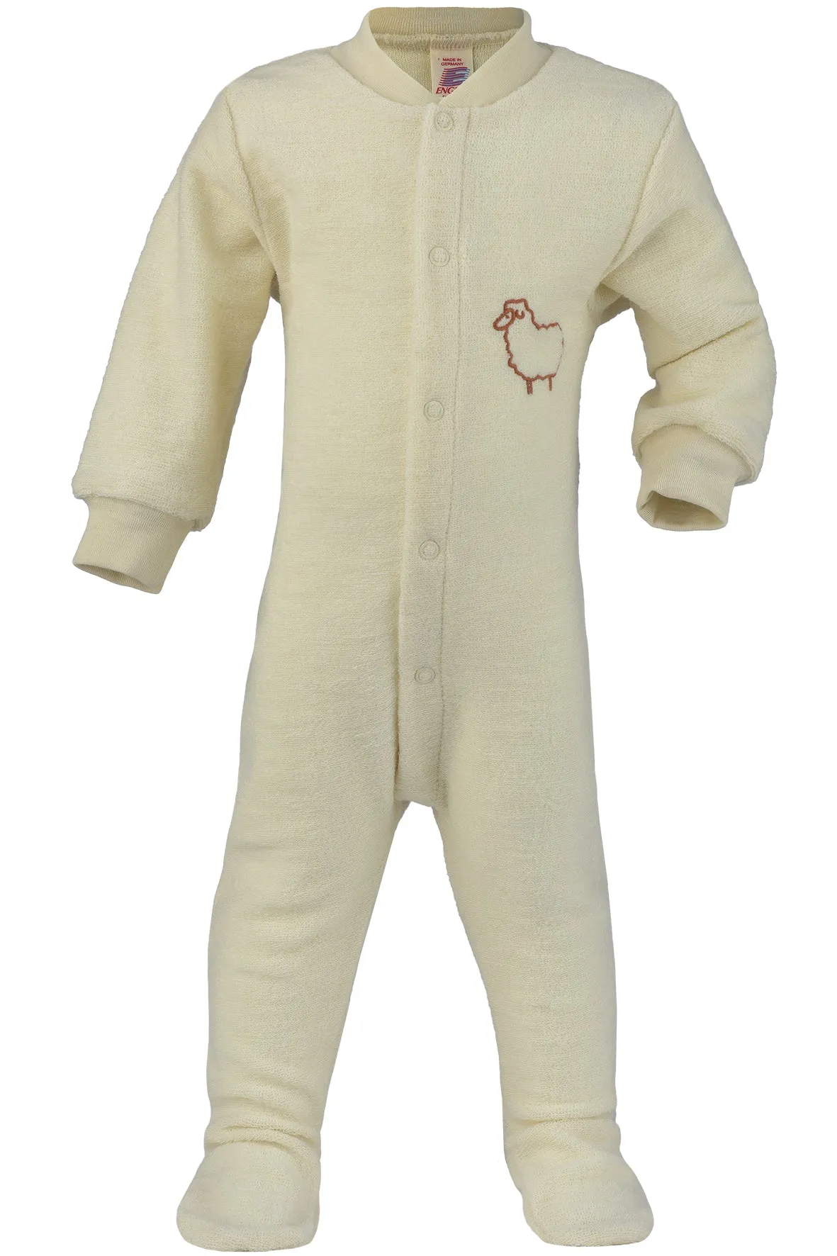 Engel Baby/Toddler Sleeper with feet, Wool Terry