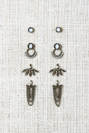 Free Bird Ear Jacket Earrings Set