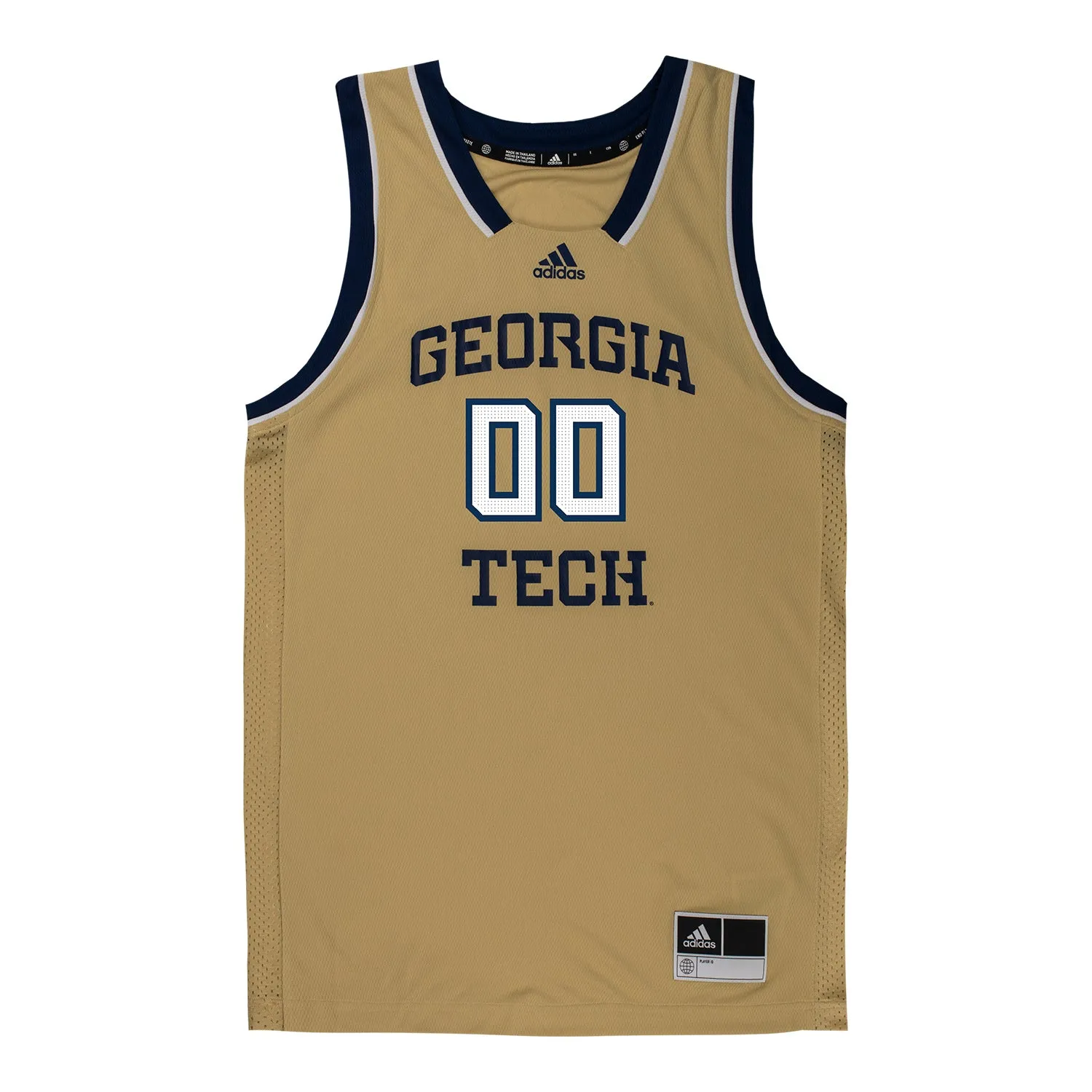 Georgia Tech Yellow Jackets Adidas Personalized Basketball Jersey