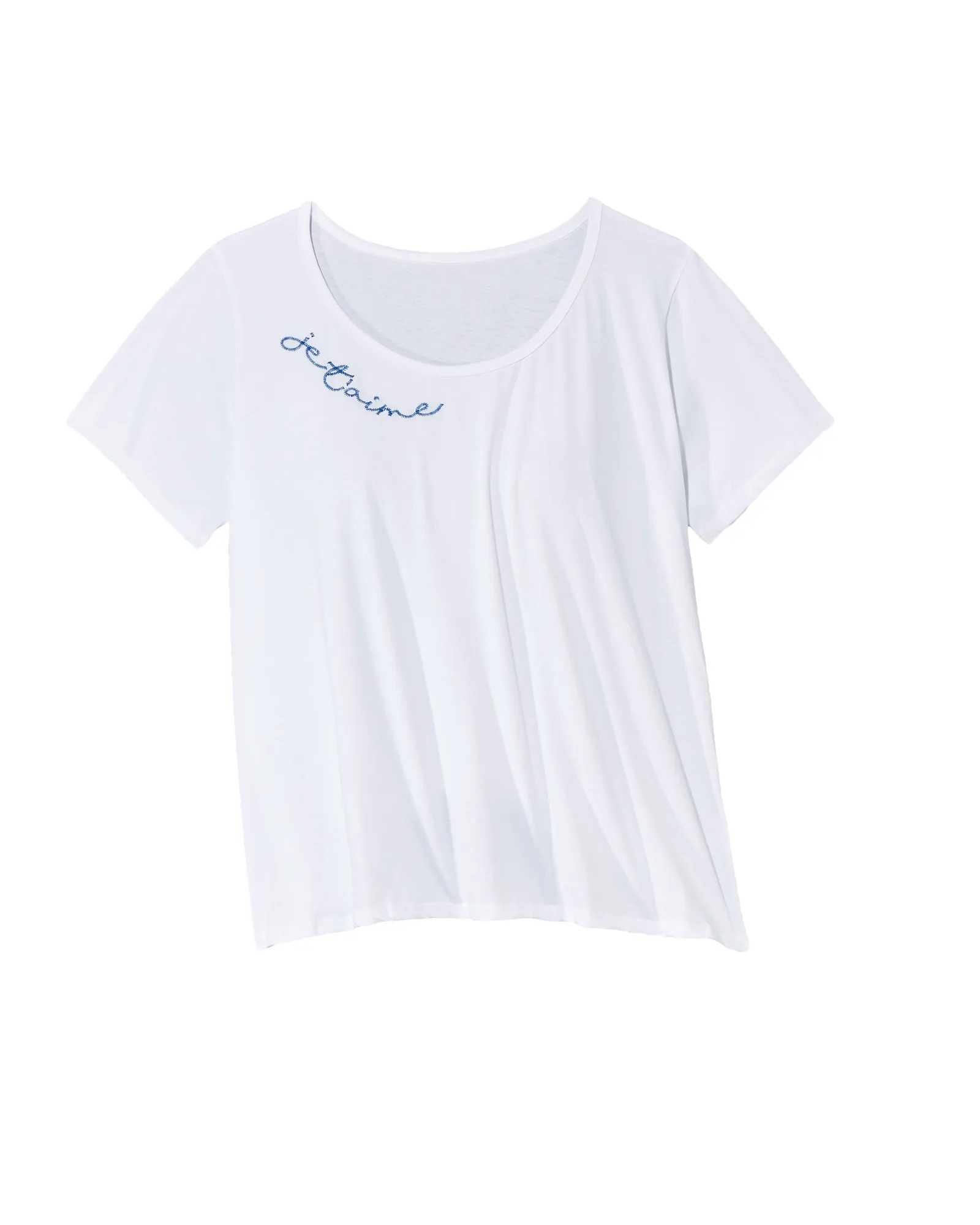 Je t'aime Crew Neck Tee | White