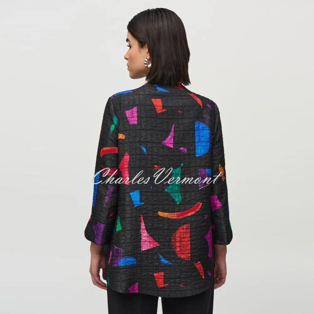 Joseph Ribkoff Abstract Print Jacquard Jacket - Style 244230