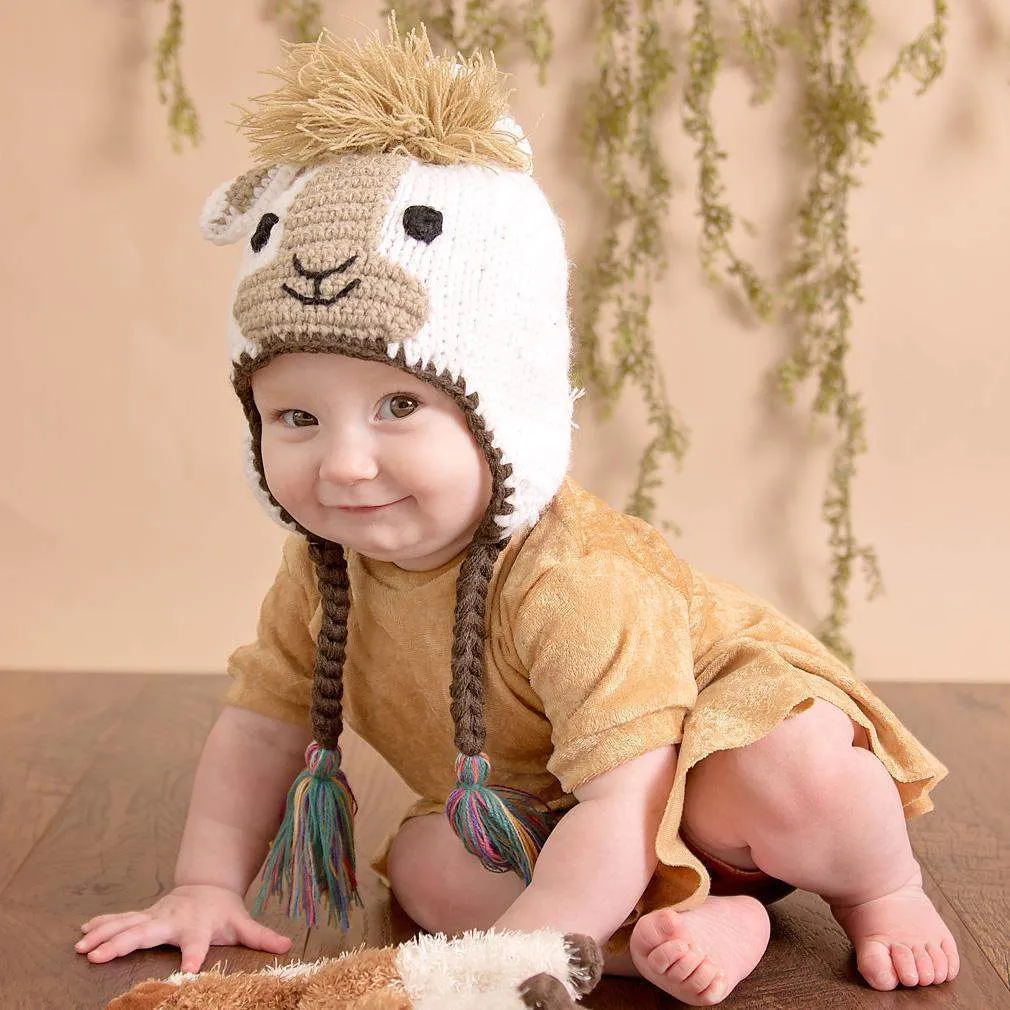 Llama Beanie Hat for Babies, Toddlers & Kids