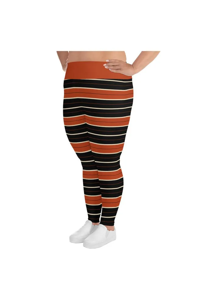 Lucky Stripes Plus Size Leggings