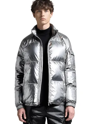 Men's Hooded Puffer Jacket Coat Solid Casual Streetwear Outwear - Now Non-Hooded Too!