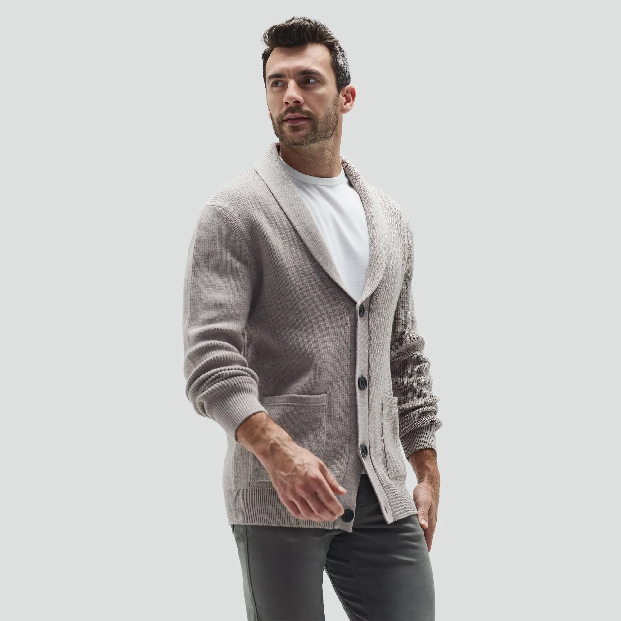 Men's Merino Cardigan