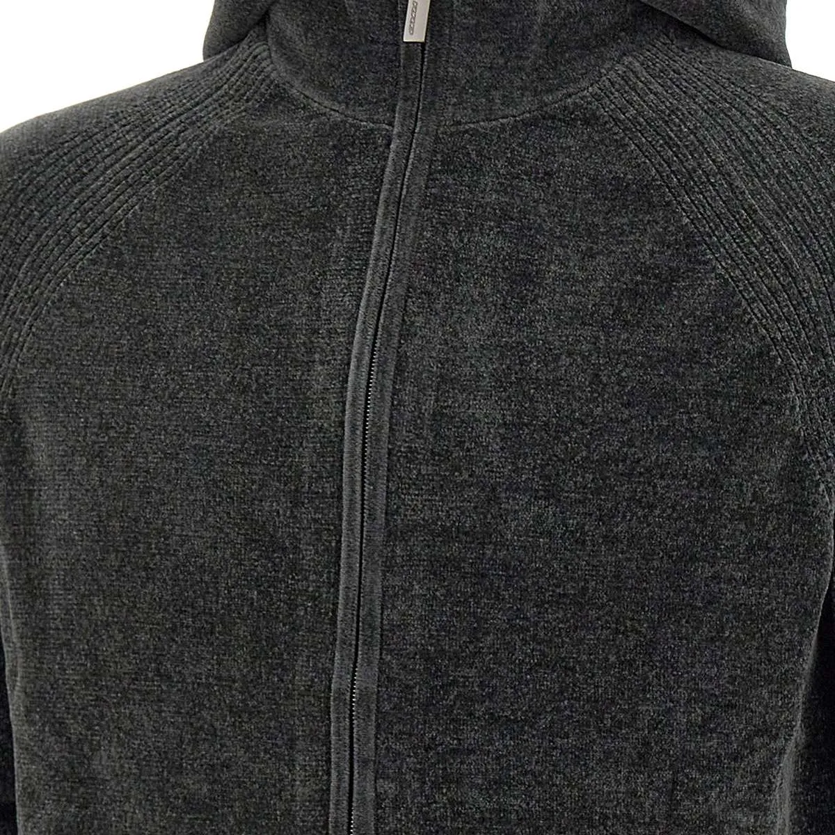 Men's Velvet Hood Chenille Sweater