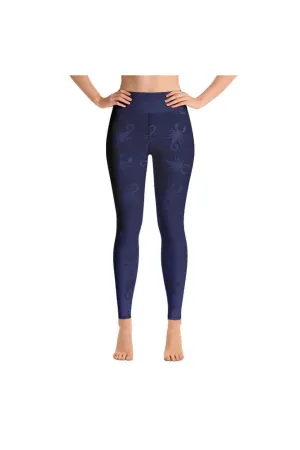 Midnight Scorpion Yoga Leggings