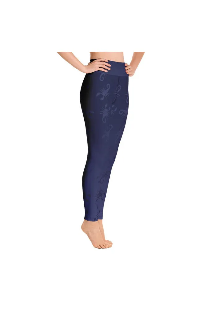 Midnight Scorpion Yoga Leggings