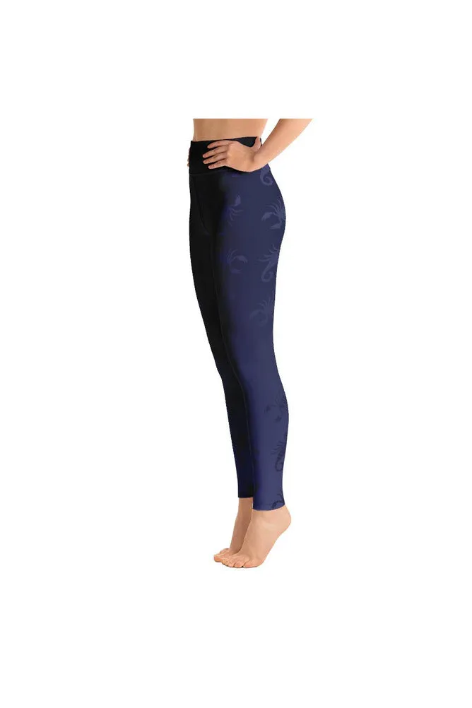 Midnight Scorpion Yoga Leggings