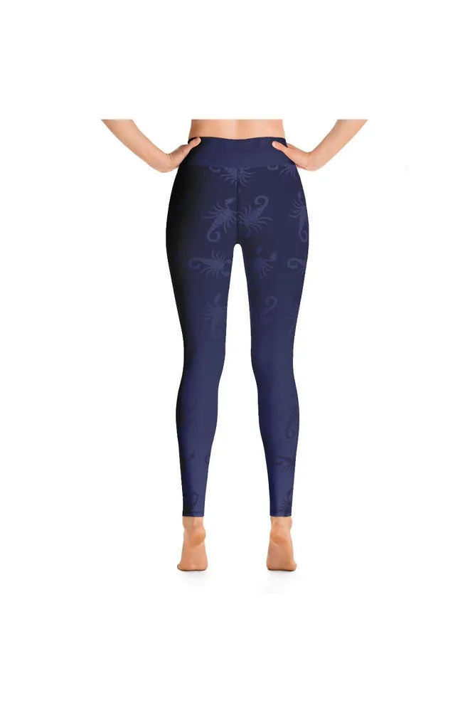 Midnight Scorpion Yoga Leggings