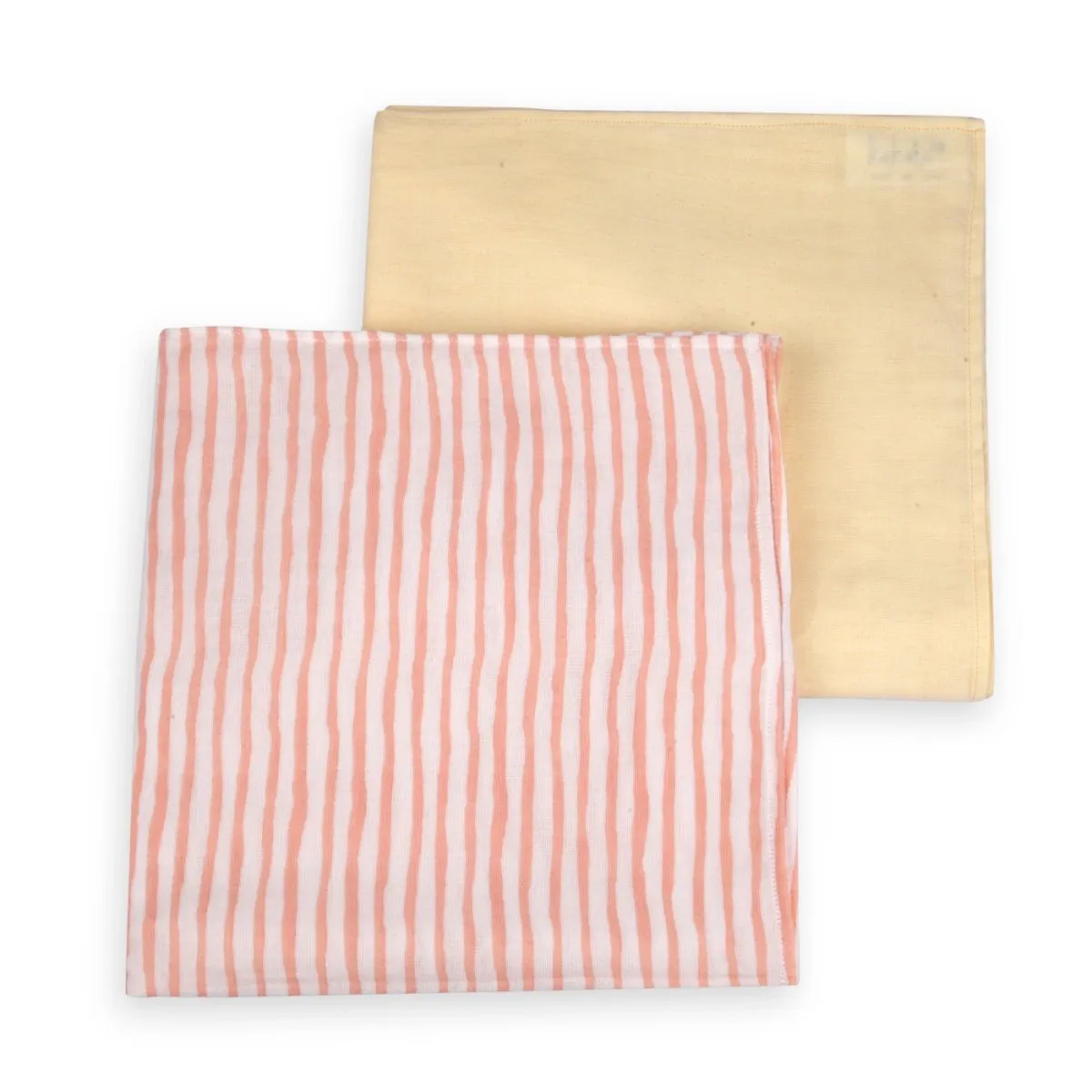 Naturally Dyed Organic Muslin Burp Cloth & Swaddles (Set of 3)- You are my Sunshine