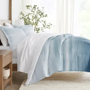 Ocean Waves Reversible Down-Alternative Comforter Set (Sale)