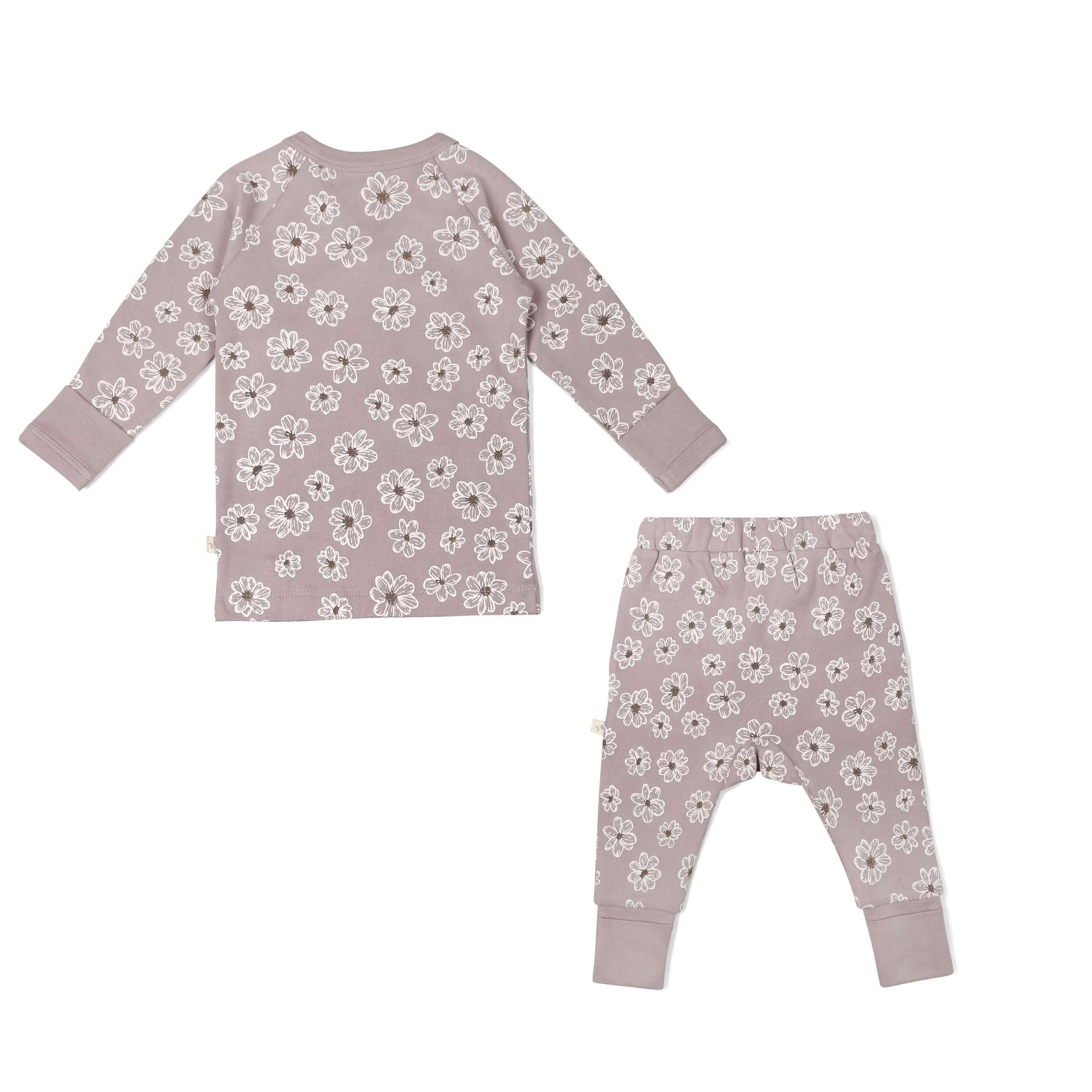 Organic Baby Top & Pants Set | Daisies