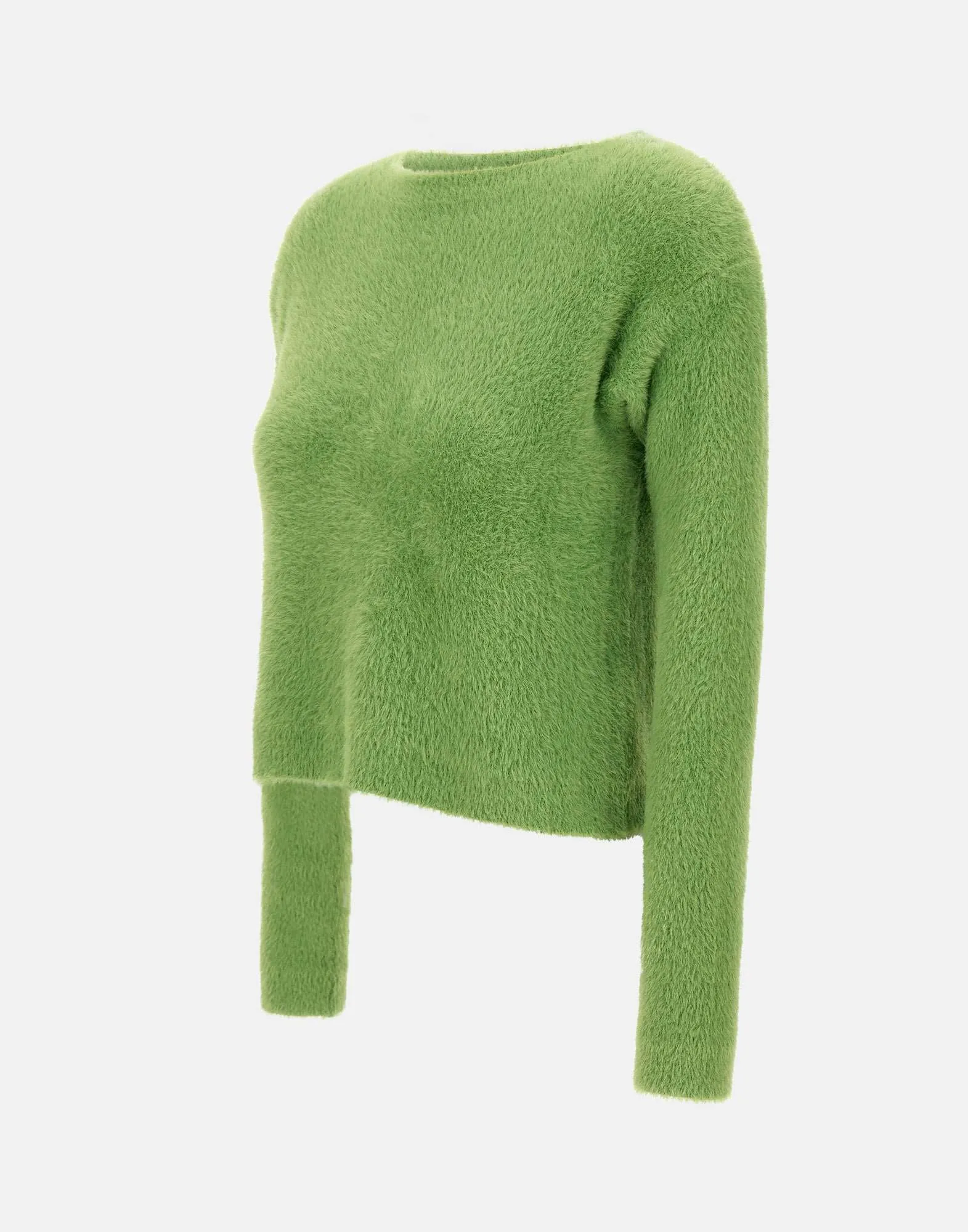 Pistachio Fur Effect Sweater