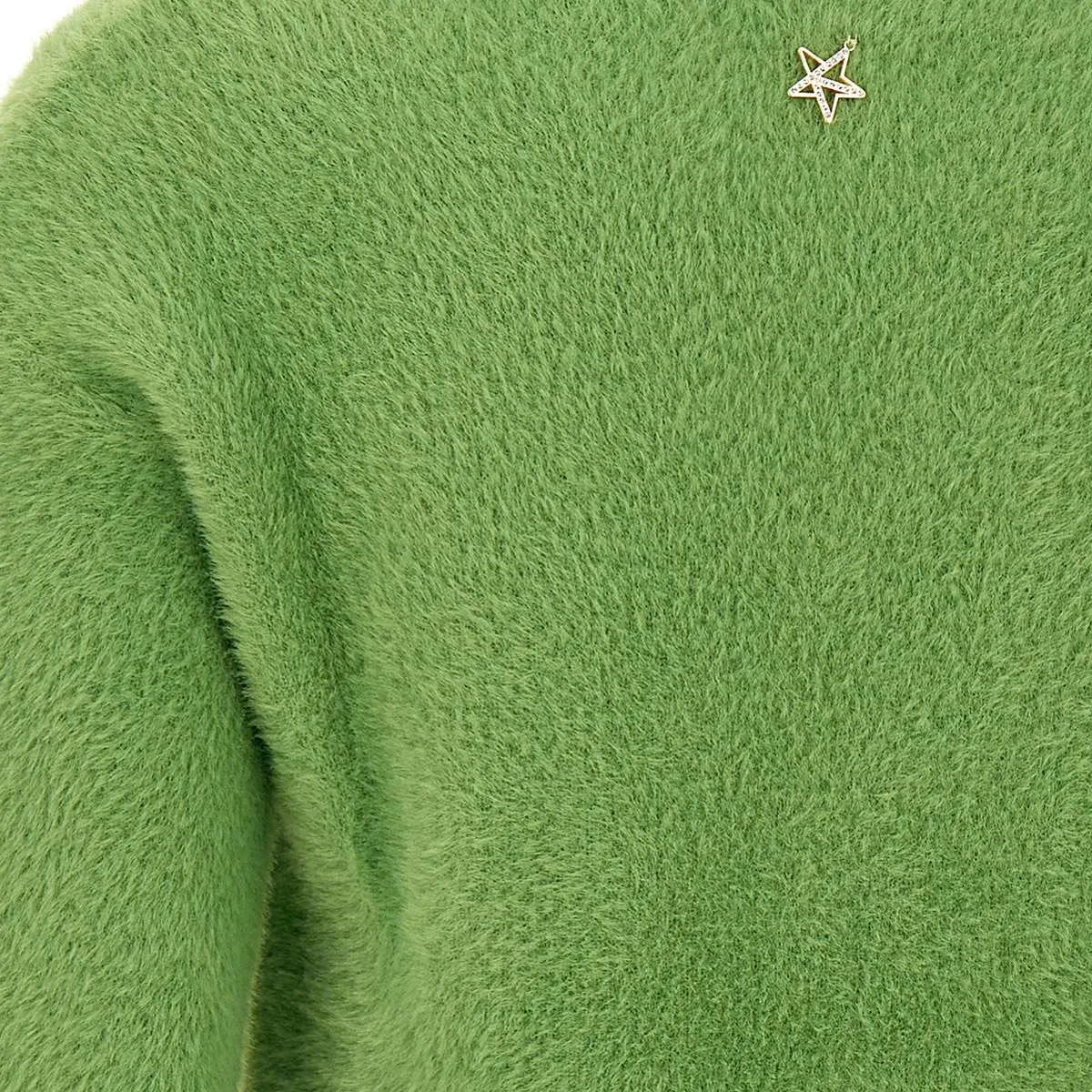 Pistachio Fur Effect Sweater