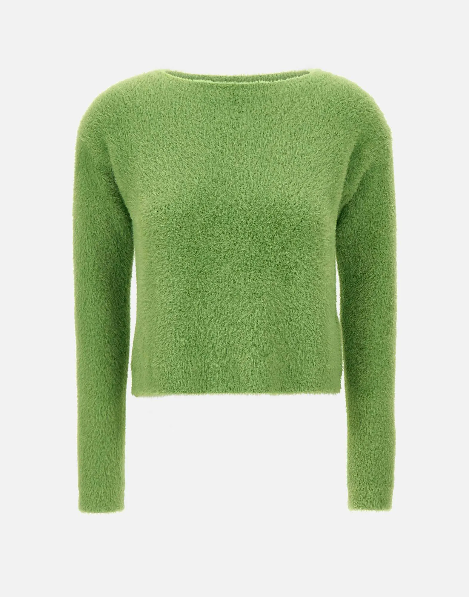 Pistachio Fur Effect Sweater