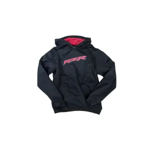 Polaris  Black Red Youth Vapor Hoodie w RZR Logo Comfortable Lightweight Casual