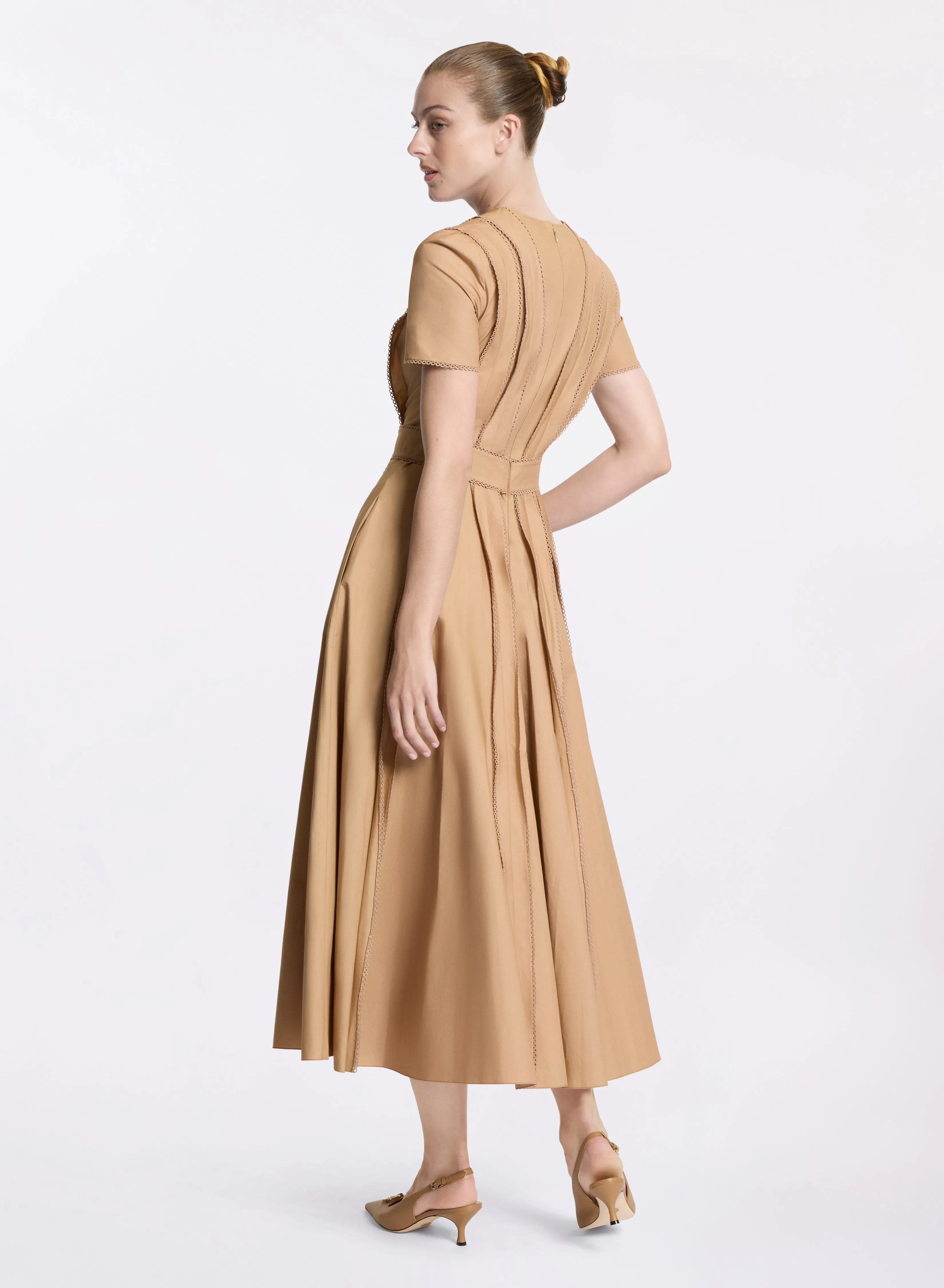 Poplin Midi Dress