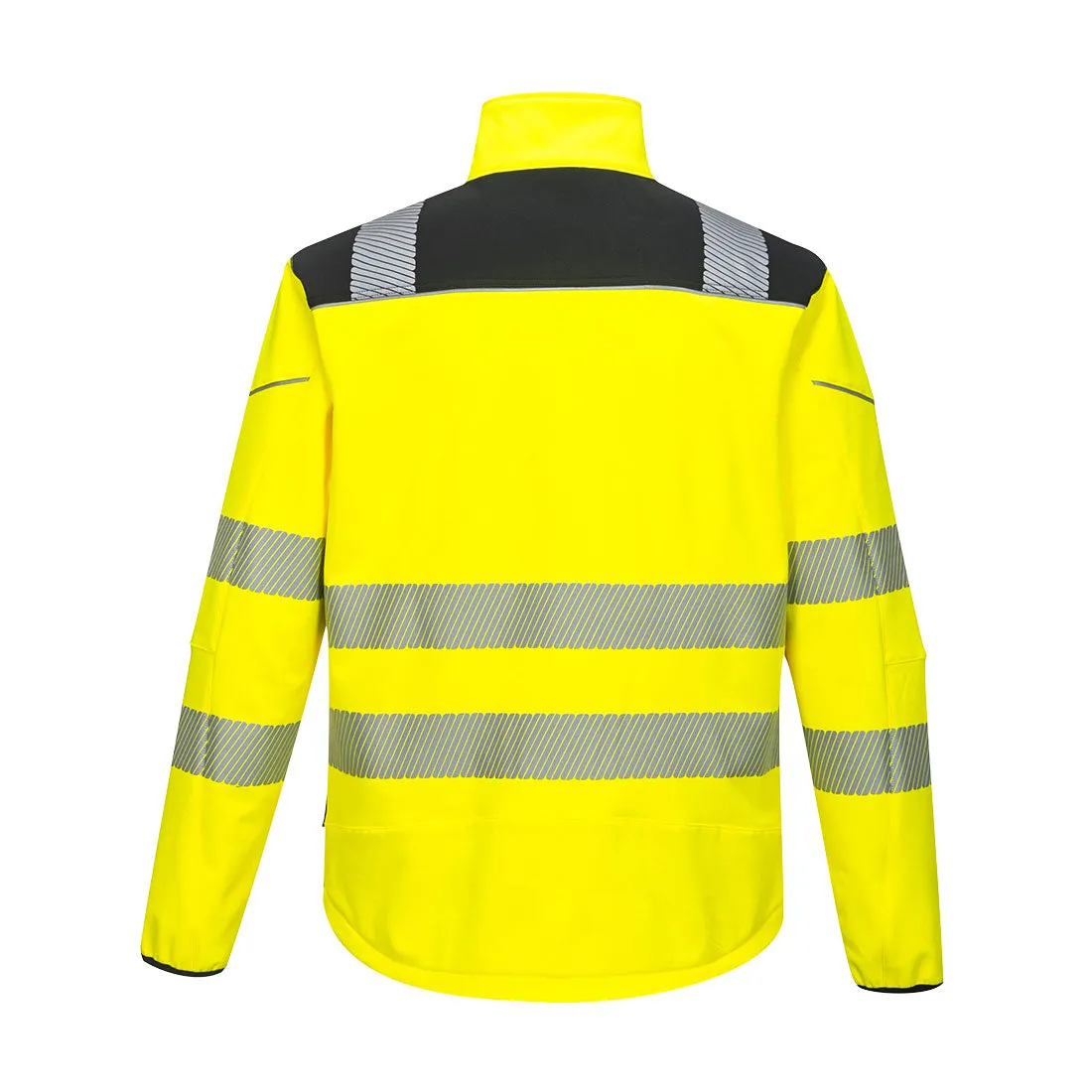 Portwest Men's Vision Hi-Vis Water Resistant Softshell Jacket