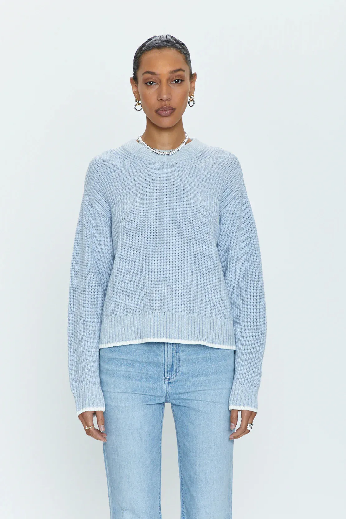 Ren All Day Sweater - Light Blue