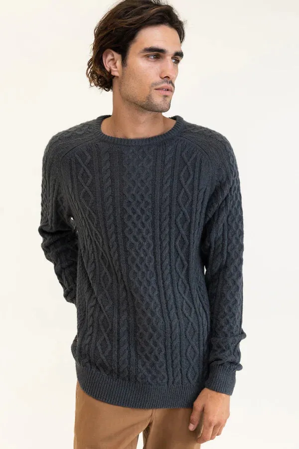 Rhythm Mohair Fisherman Knit