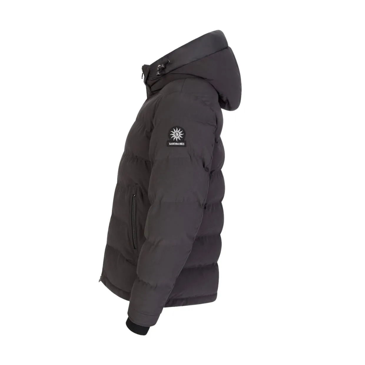 Sandbanks Charcoal Banks Puffer Jacket