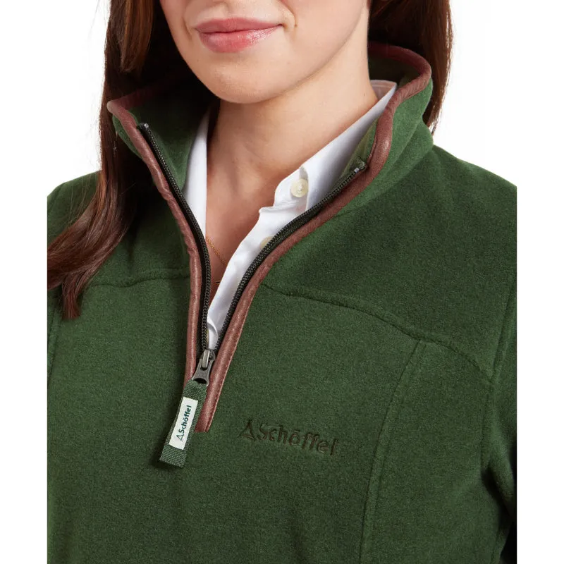 Schoffel Tilton 1/4 Zip Fleece - Forest