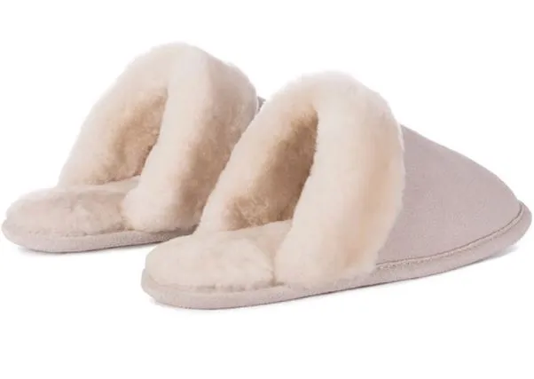 Scuff - sheepskin slippers for women