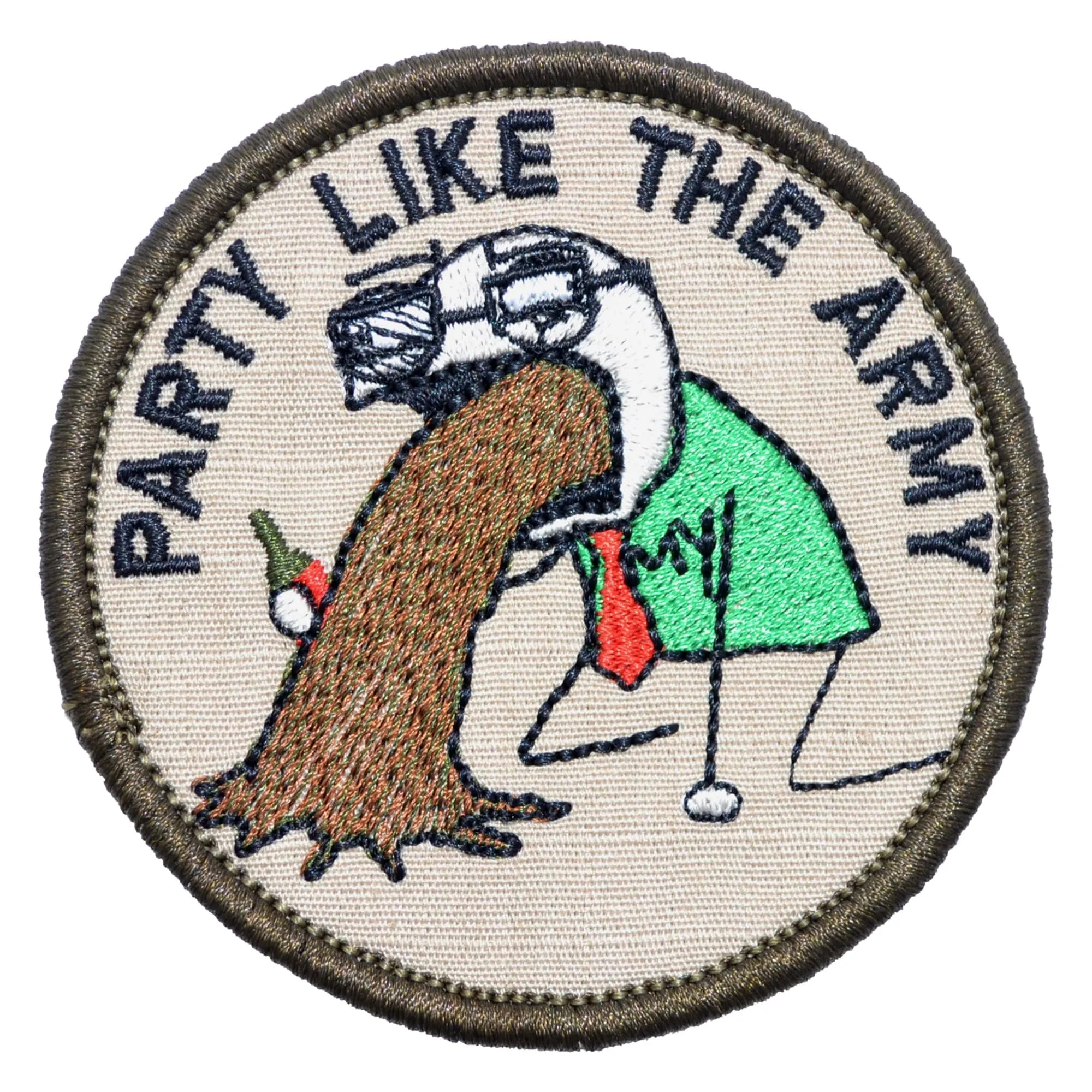 Sketch's World © Officially Licensed - Party Like The Army - 3 in Round Patch