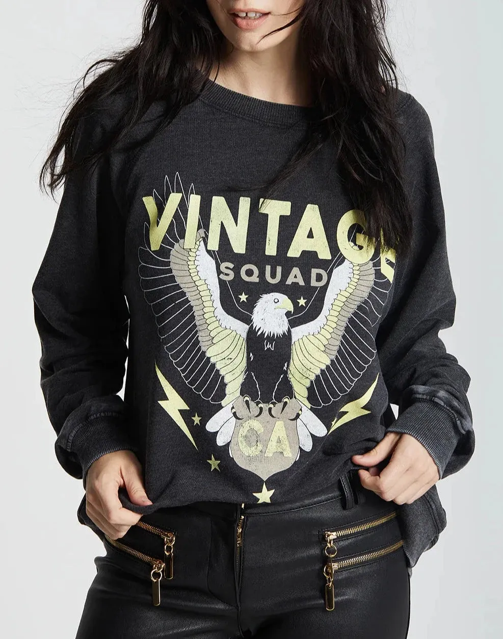 Sunny & Cher Burnout Sweatshirt