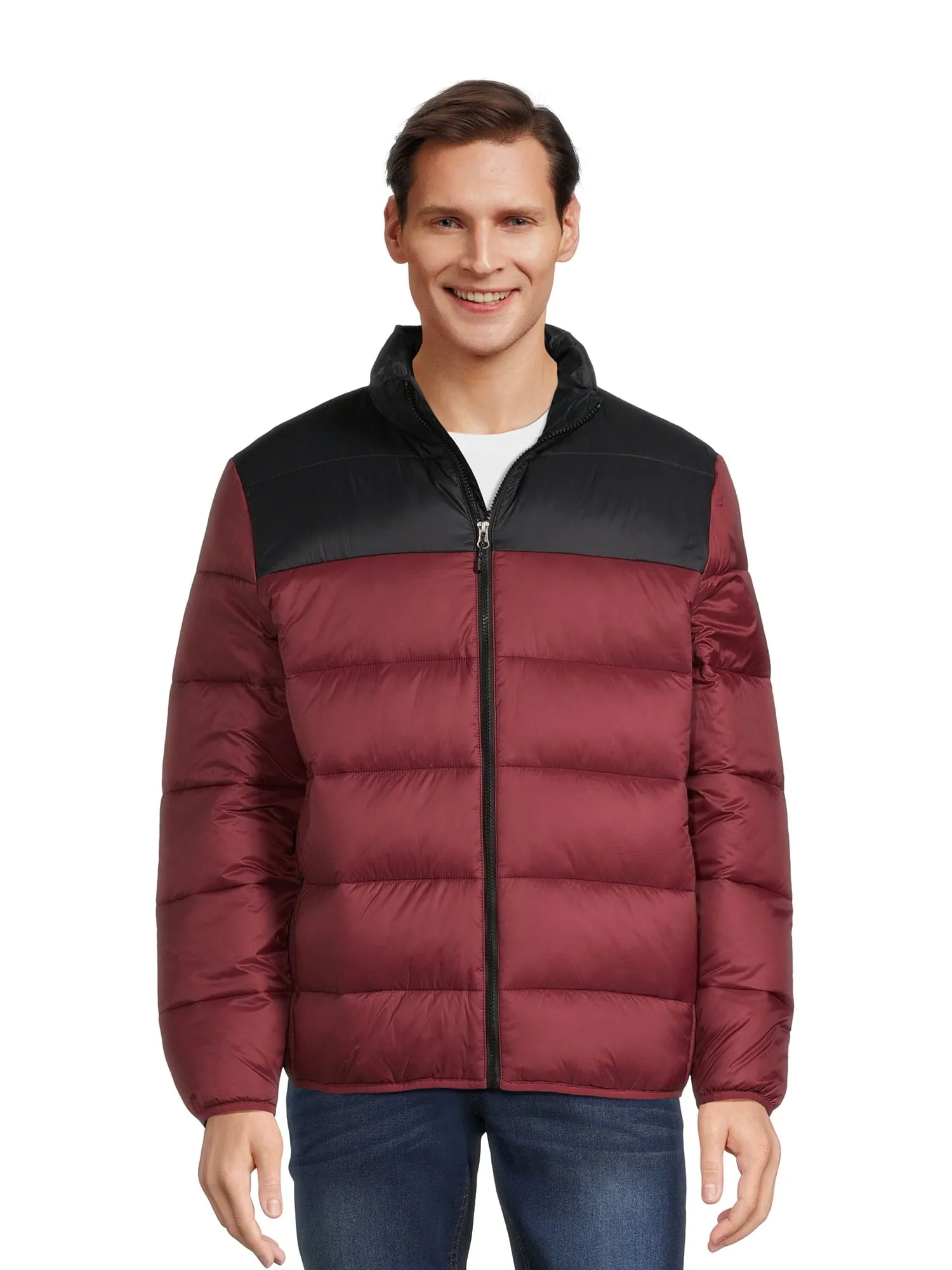 Swiss Tech Men's and Big Men's Packable Puffer Jacket, Sizes S-3XL