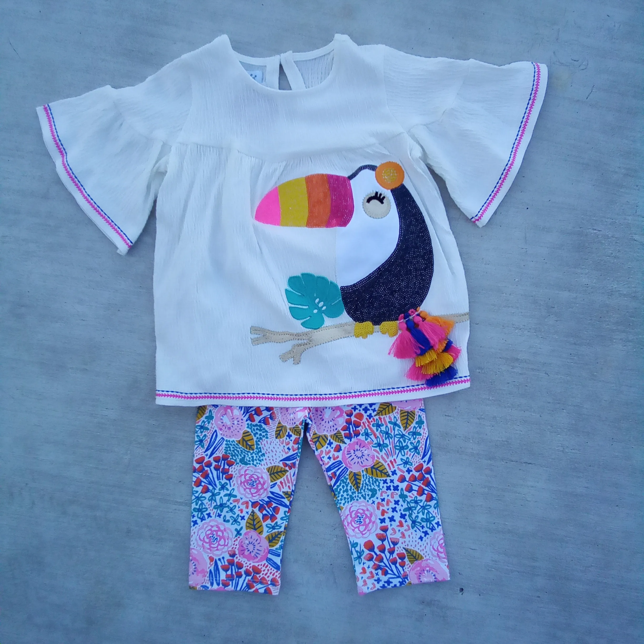 Toucan Capri Set | Mud Pie