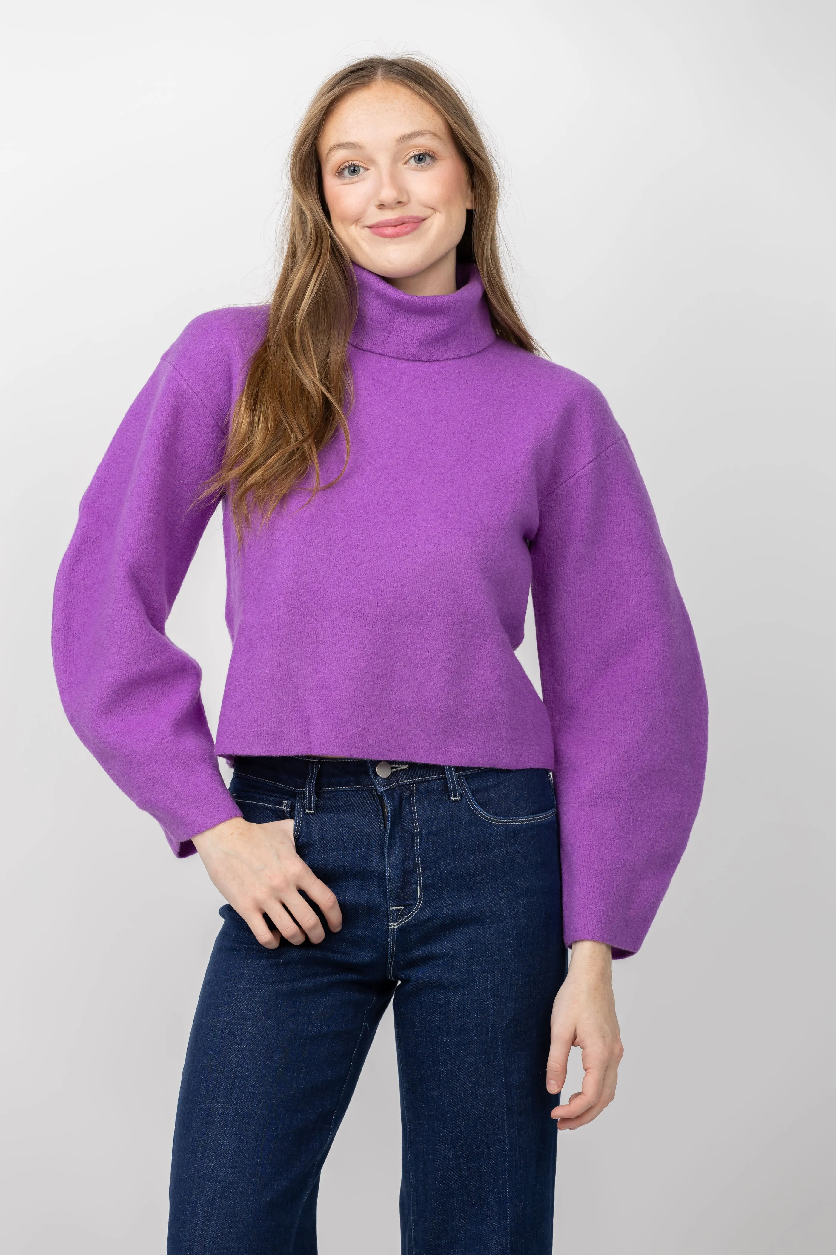 Ulla Johnson Leona Turtleneck in Orchid