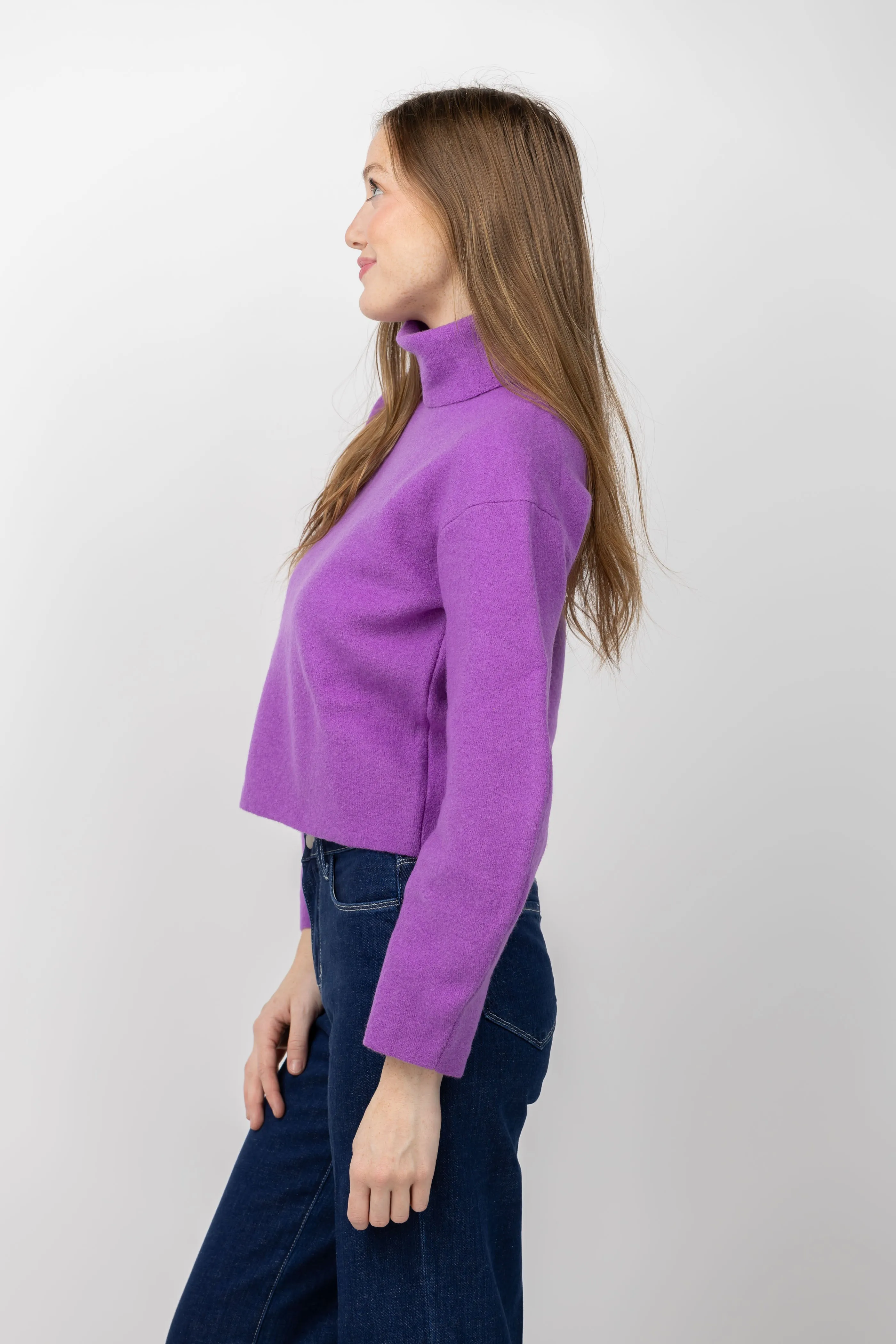 Ulla Johnson Leona Turtleneck in Orchid