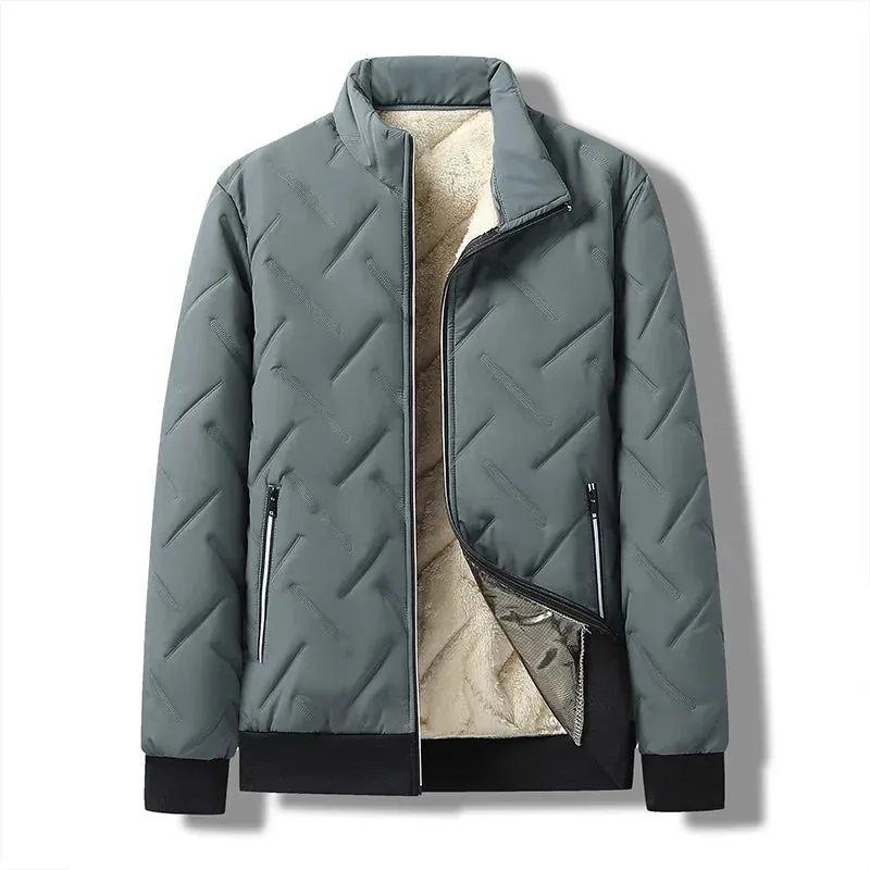 Winter Thickened Fleece Puffer Jacket