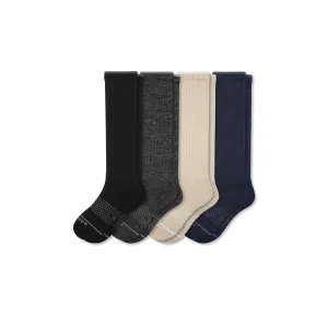 Women's Merino Wool Blend Knee-High Sock 4-Pack