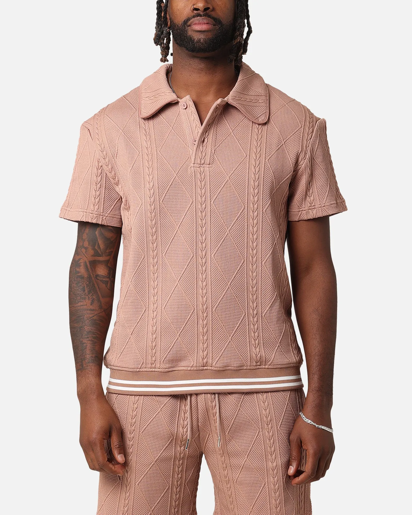 XXIII Danny Knit Polo Shirt Mocha