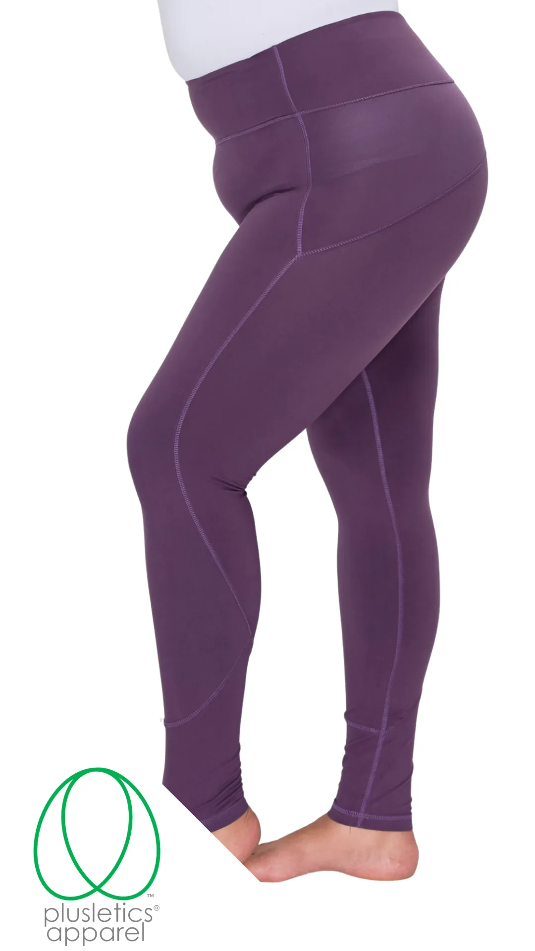 Yoga Leggings Extra Plus 18 - 30 -  Vintage Violet