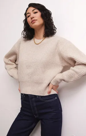 ZSU Alaska Rib Sweater in Oatmeal